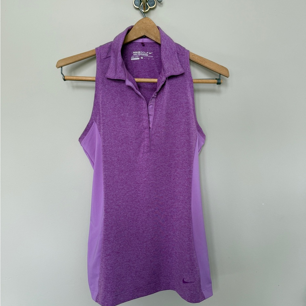 Nike Golf Dri-FIT Sleeveless Polo Tank – Women’s Medium
